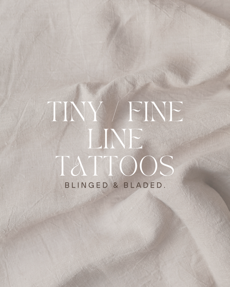 Tiny Tattoos-Fine Line Tattoos
