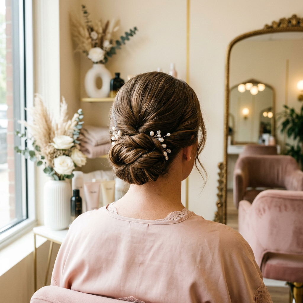 Updos at RAINI NAILS & SPA in Lunenburg, MA
