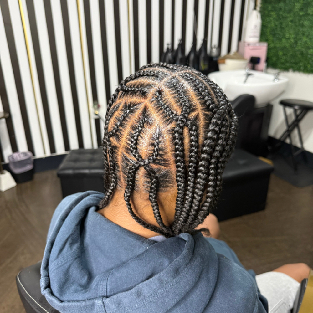 Braids cornrows at Gifted Hands Beauty Salon in Buffalo, NY