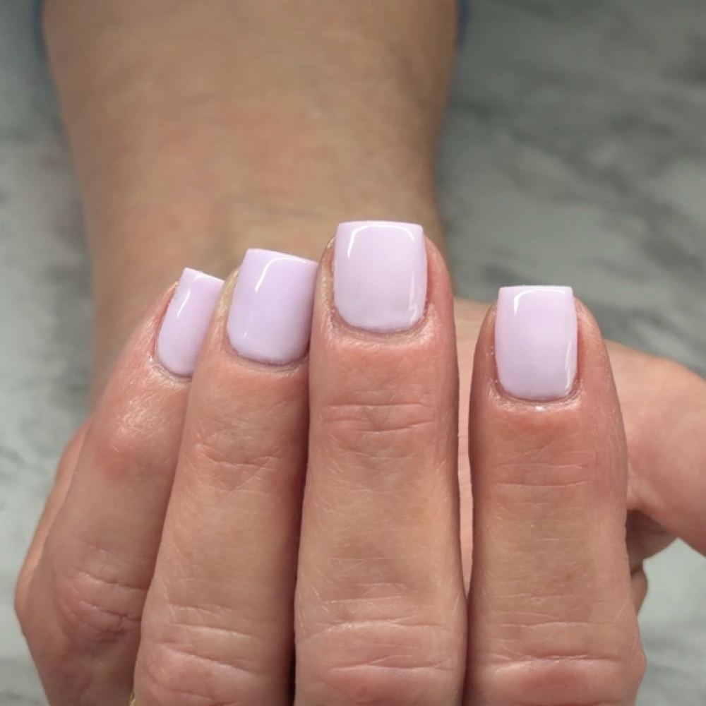 gel nail and toe combo at Lovely Nails in New Carlisle, OH