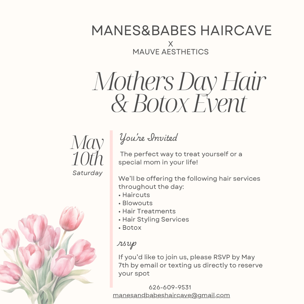 Mothers Day Event Hair