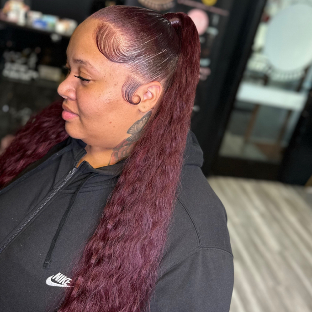 Sleek Pony (hair Included) at Transforming Tresses in Milwaukee, WI