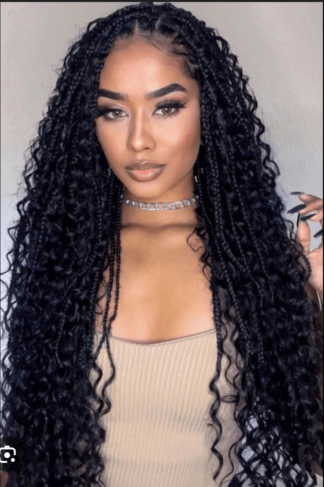 Long Boho Braids at KG Stylez N Cutz in Katy, TX