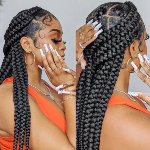 Large Box Braids