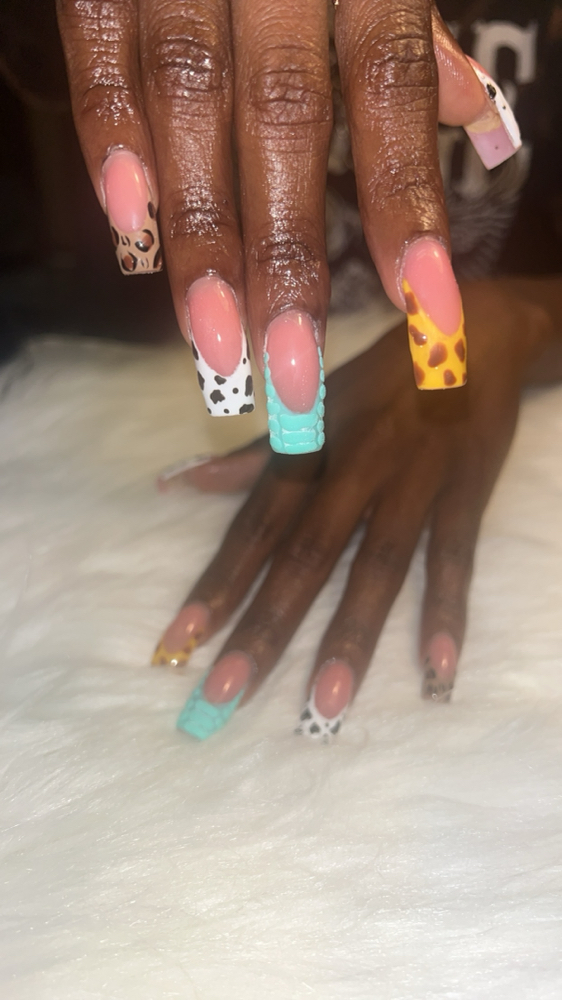 French On Long Nails Extra $15 at PrettyP Nailz in Sandusky, OH