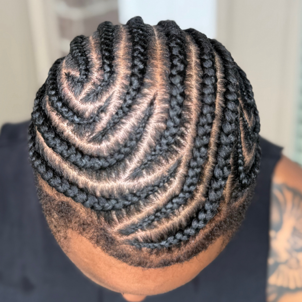 Men’s Freestyle Braids + Design at The Judea Experience LLC in Charlotte, NC