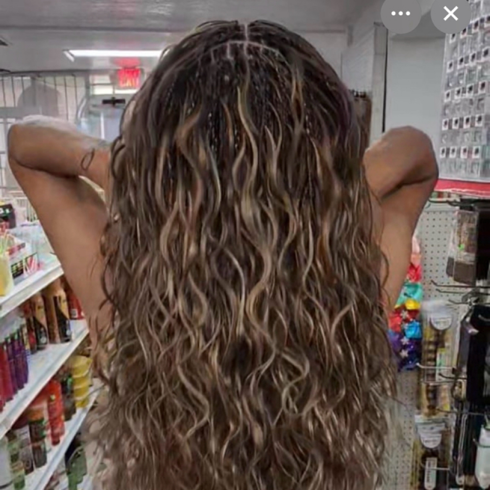 MEDIUM BELLE BORA BRAIDS ( at Bignon's Hair Braiding - Pavilion in CHARLOTTE, NC