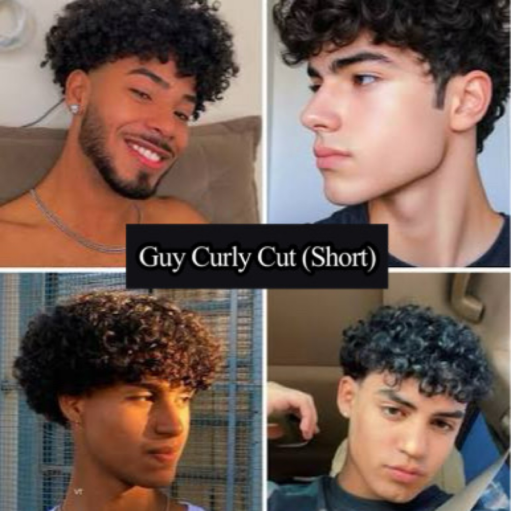 Guy Curly Cut