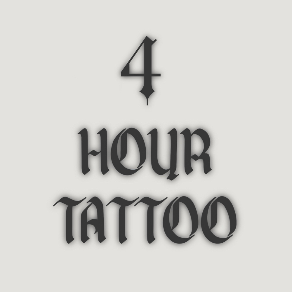4 Hour Tattoo at Petra Pokes in Seguin, TX