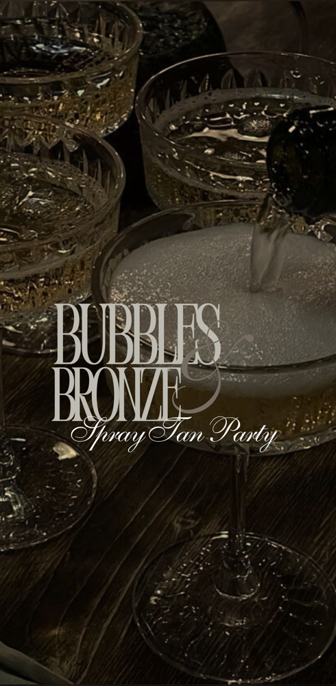 Bubbles & Bronze Spray Tan Party at Glow By Linnea in Gulfport, MS