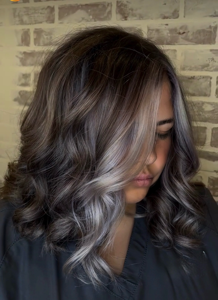 Lowlights + Gloss With Blowout