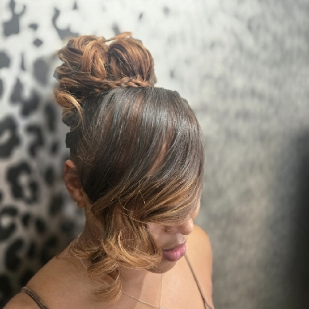 Up-Do/ Pin- Up (Weave) at BeJazzed Hair in Baton Rouge, LA