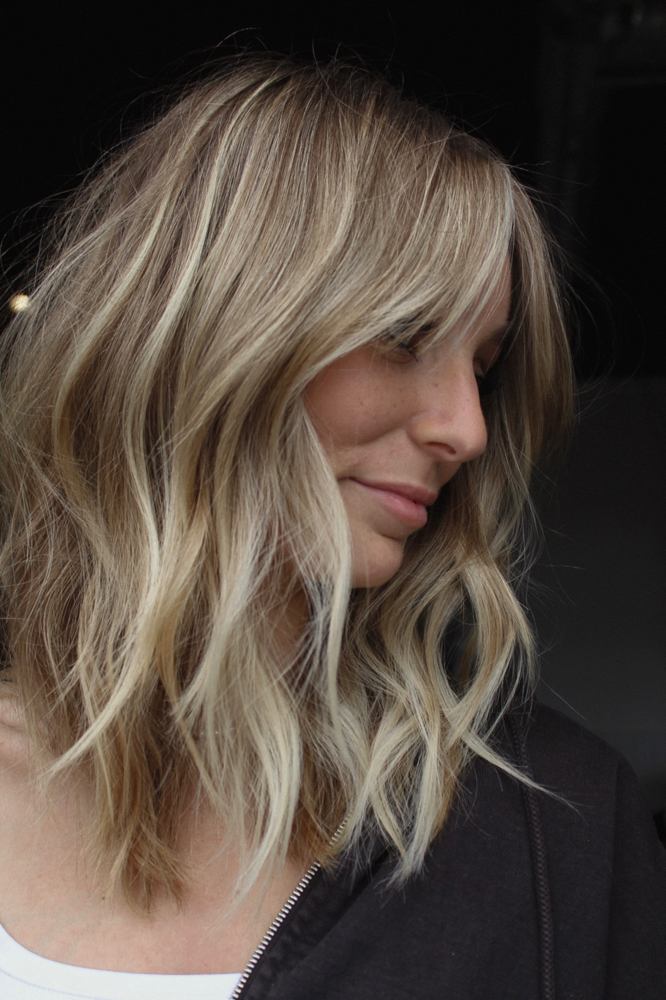 Partial Blonding And Cut