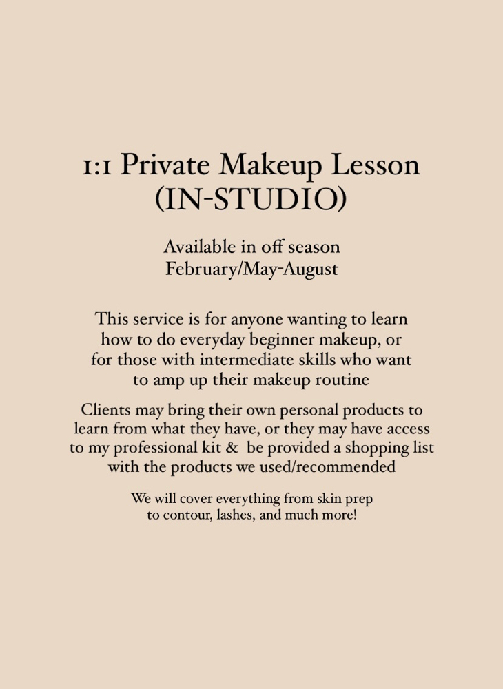 1:1 Private Lesson at Angell Eyes Beauty in Phoenix, AZ