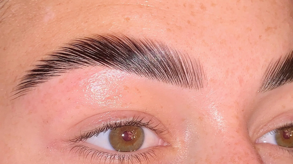 Brow Lamination + Wax & Tint