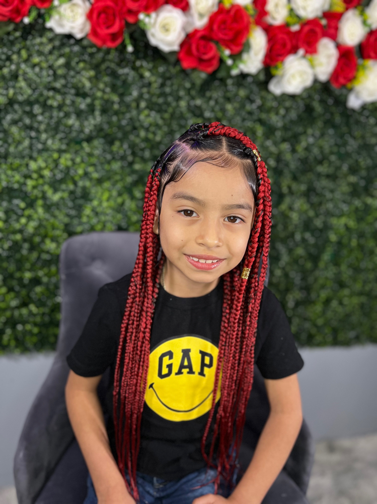 Lil Girls Box Braids Large