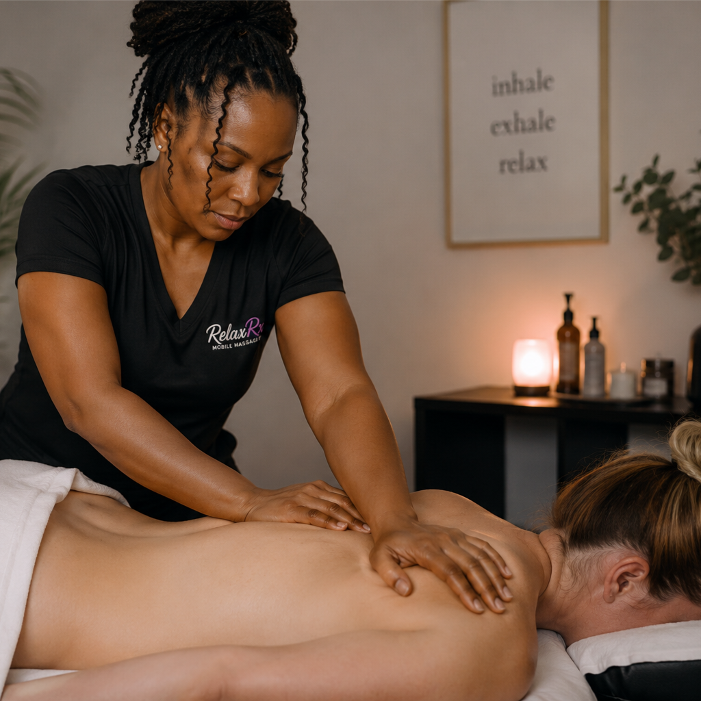 60 Minute Swedish Massage at RelaxRx Mobile Massage