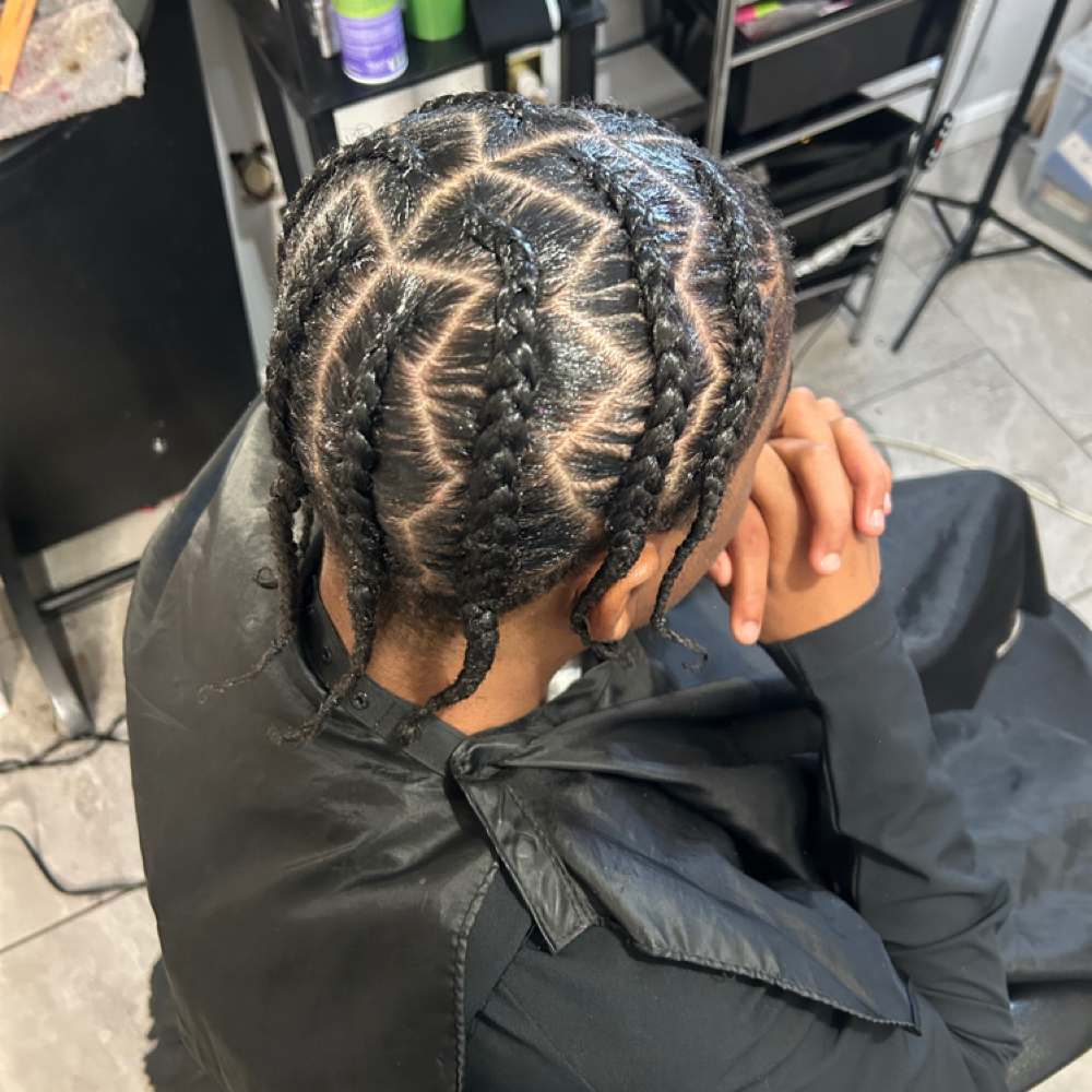 Boys/Mens Medium/large Cornrows at Styles By Krystal in Fort Washington, MD