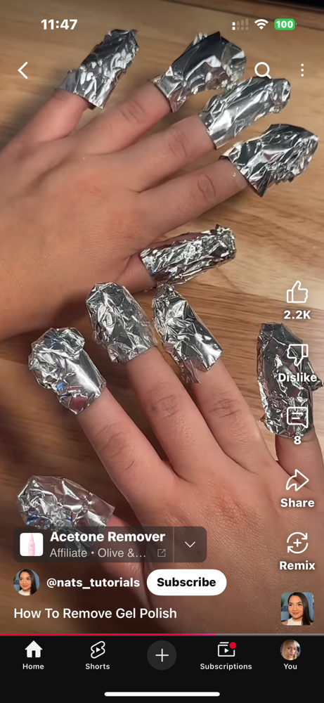 Gel Removal