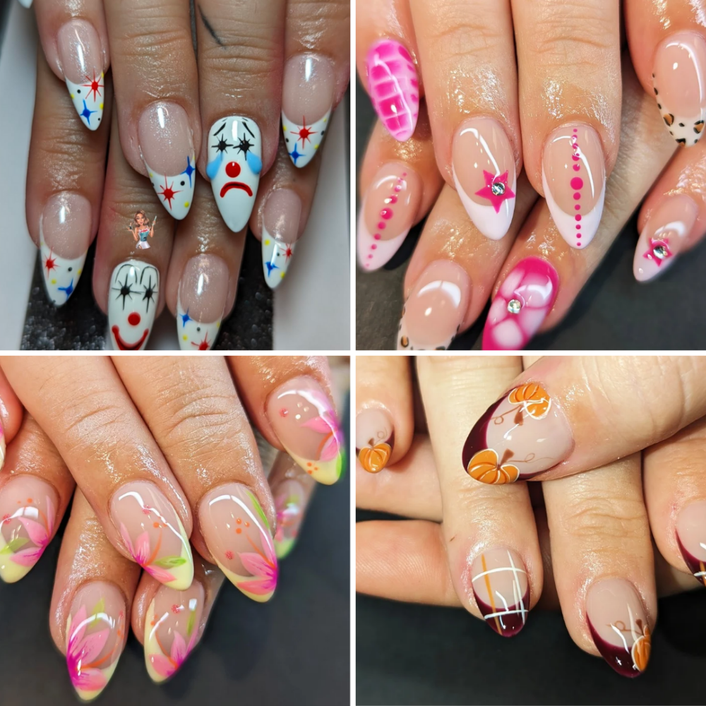 Gel X Full Set French W/Art