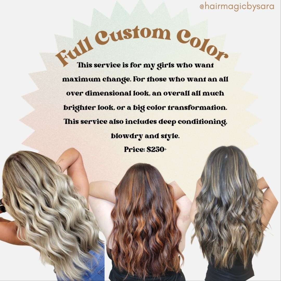 Full Custom Color at Hair Magic by Sara in Spring Hill, FL