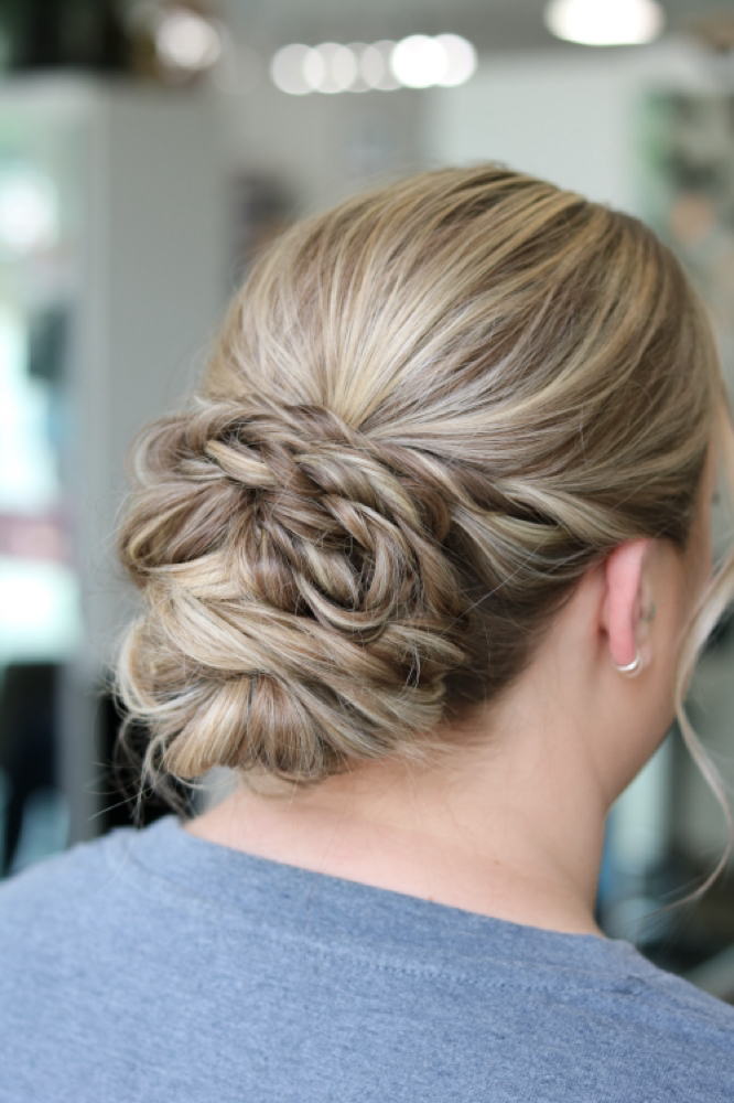 bridal trial hair