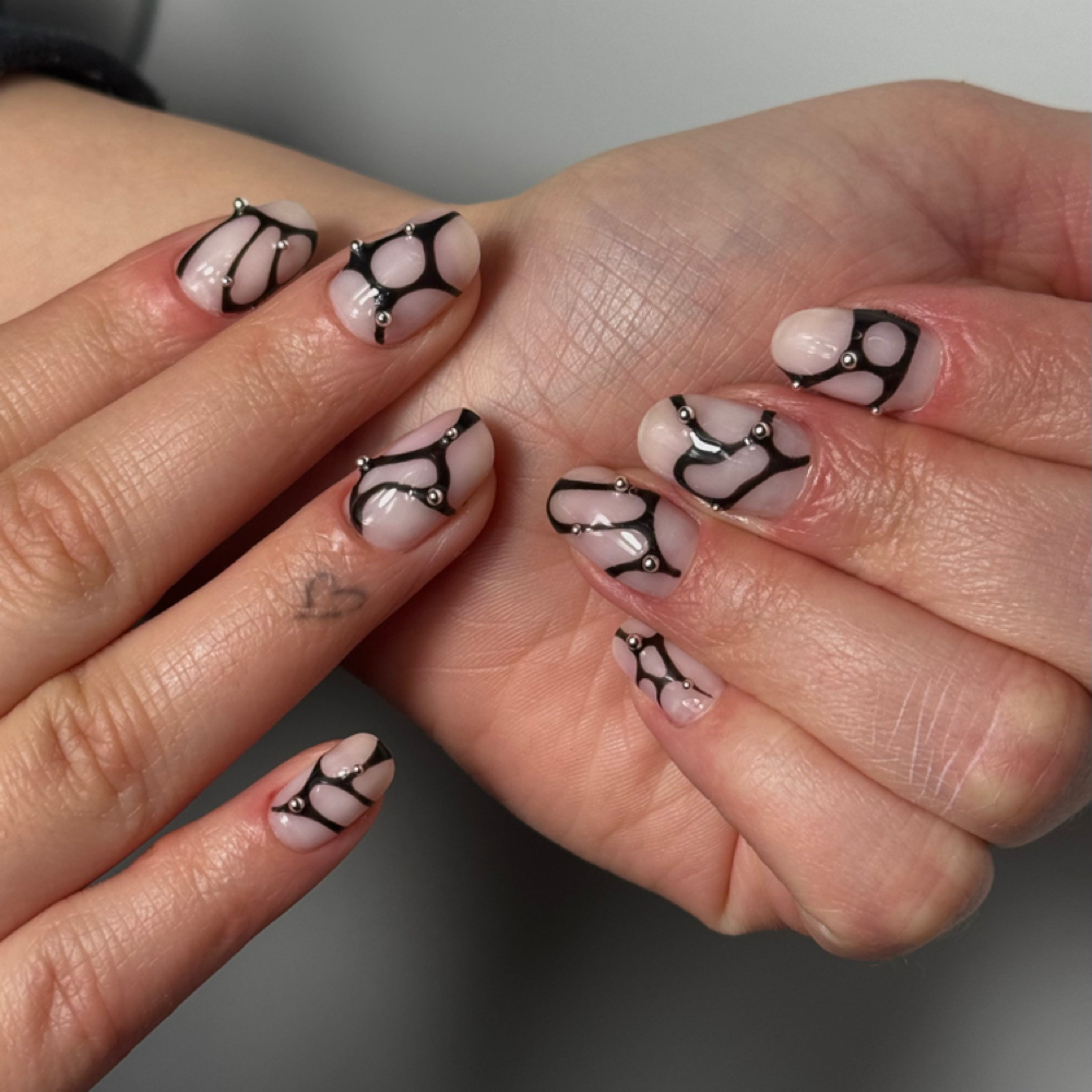 Russian Structured Manicure at Nija Jones in White Plains, NY