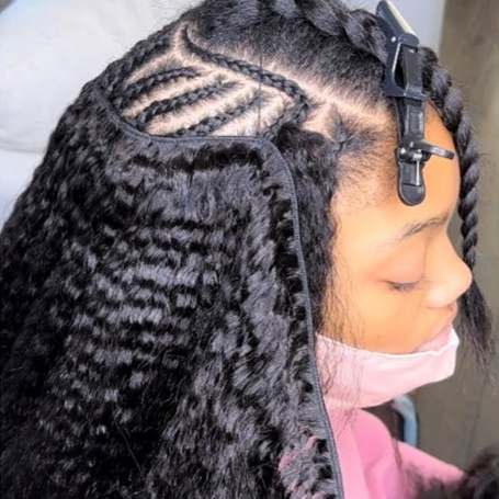 Weft Move Up at Blossoms HTX Hair Studio in Spring, TX