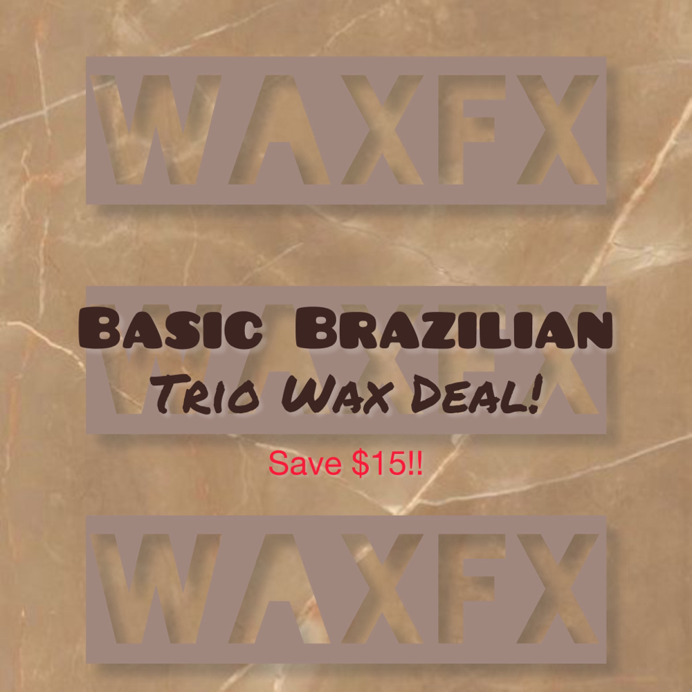 DEAL! Basic Brazilian Wax Trio