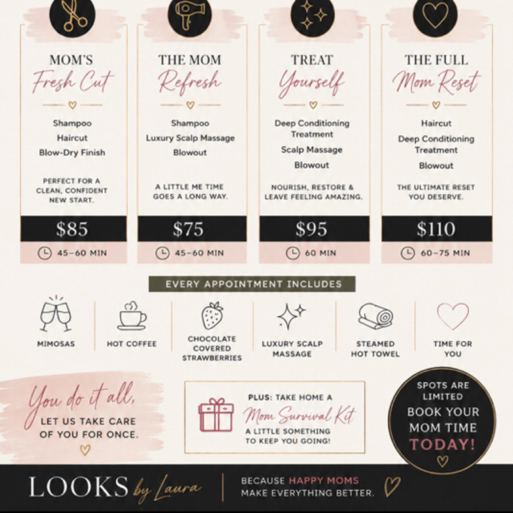 The Full Mom Reset 💕 at LooksbyLaura in Odessa, TX