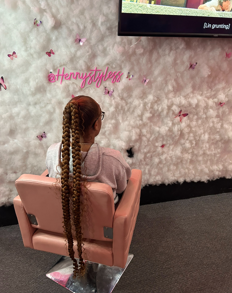 Double Braided Ponytail