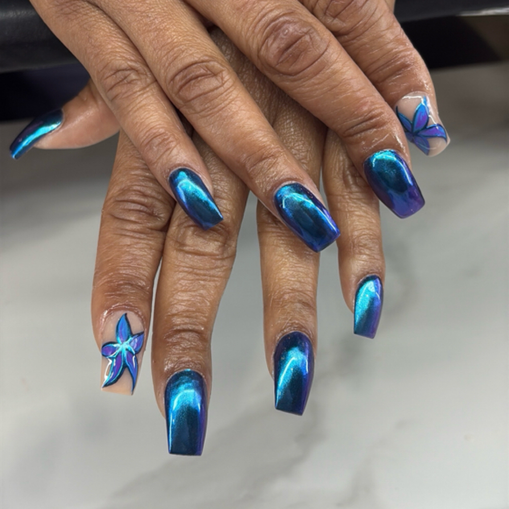 Acrylic Overlay Full Set at Nails By Shakiyra LLC in Grandview, MO