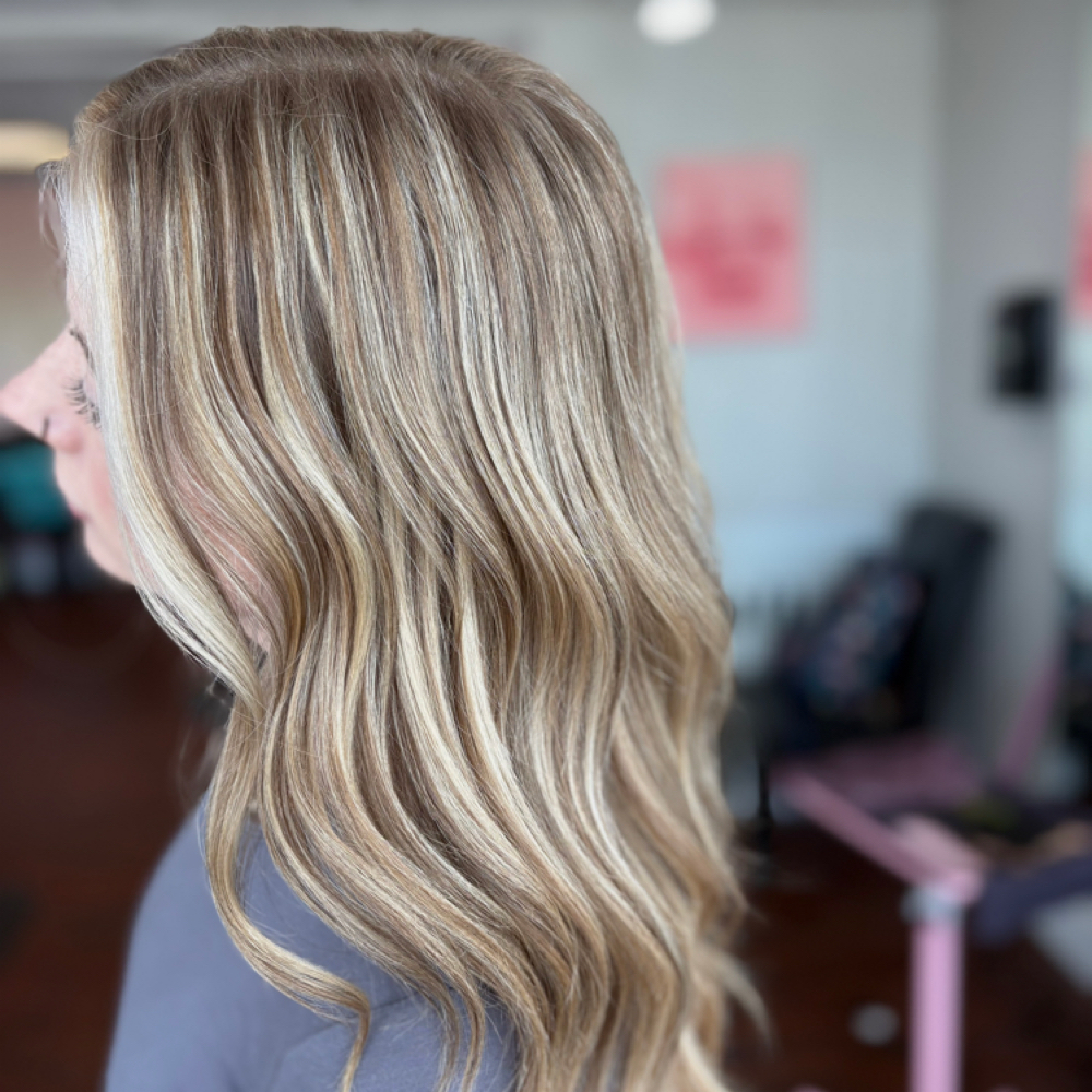partial highlight with heavenly at Hairapy Salon in Cincinnati, OH