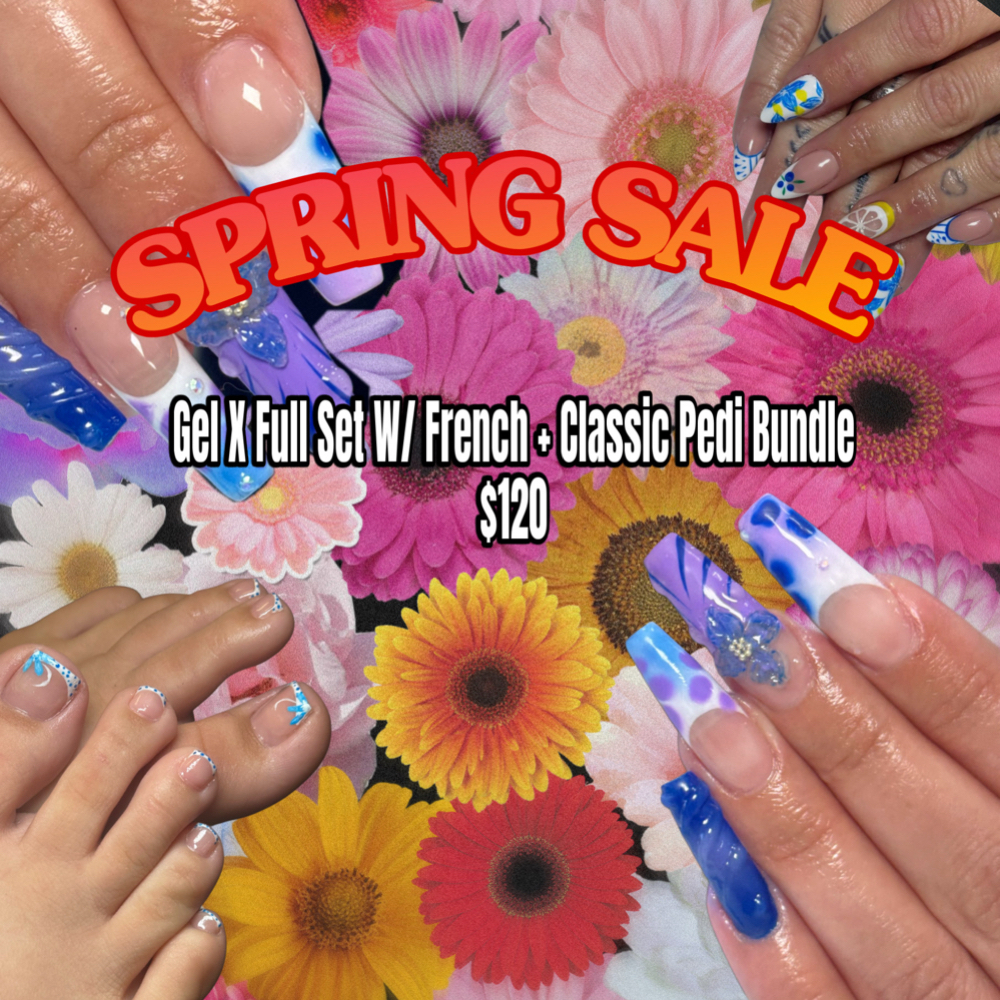 Gelx Fullset & Pedicure Sale at Chic6 Beauty Lounge in Brooksville, FL
