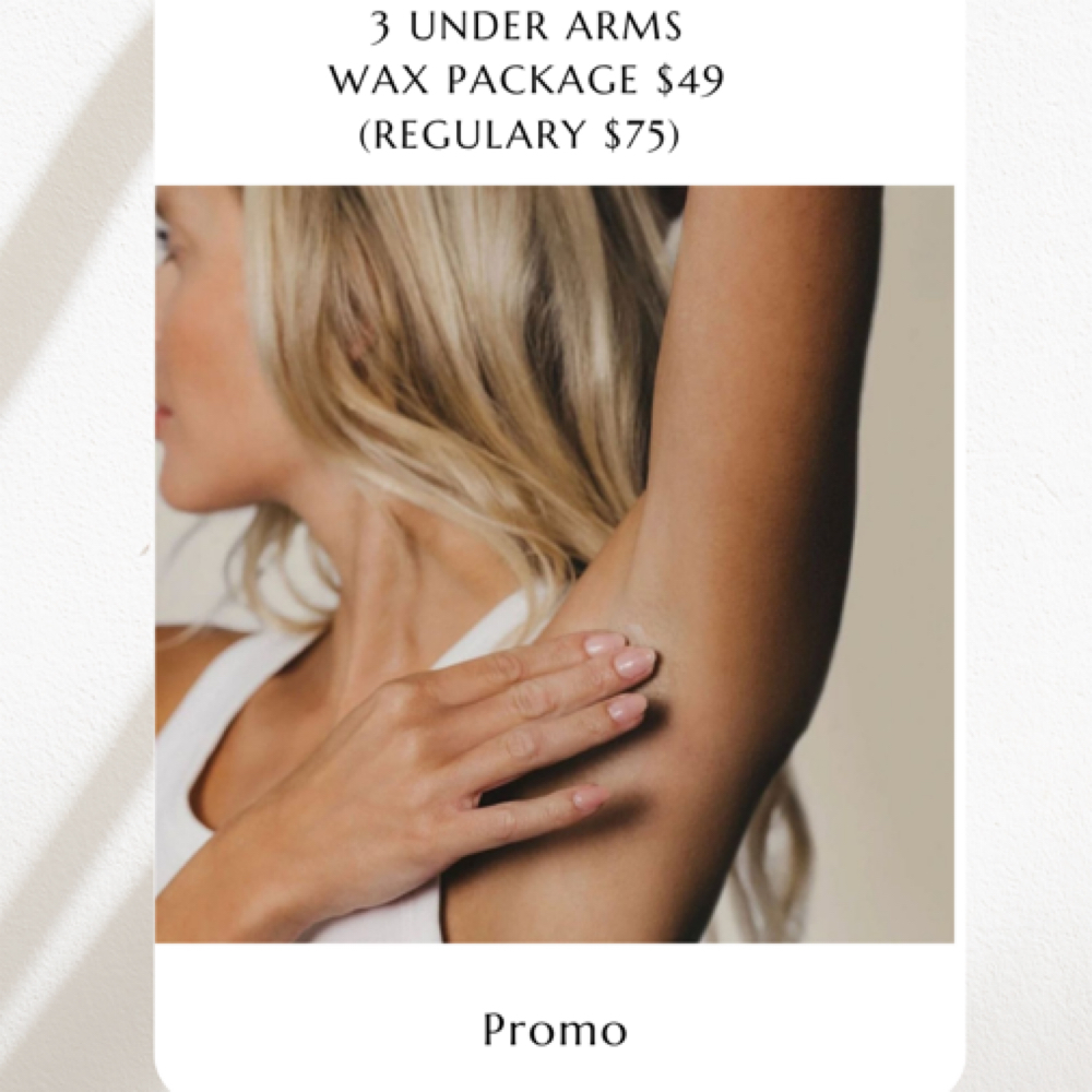 3 UNDERARM WAX PROMO at LUISpA STREAM in Riverside, CA