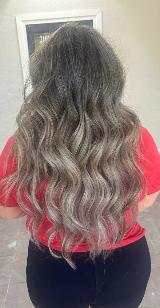 Full Head Highlight/Hair Past Waist