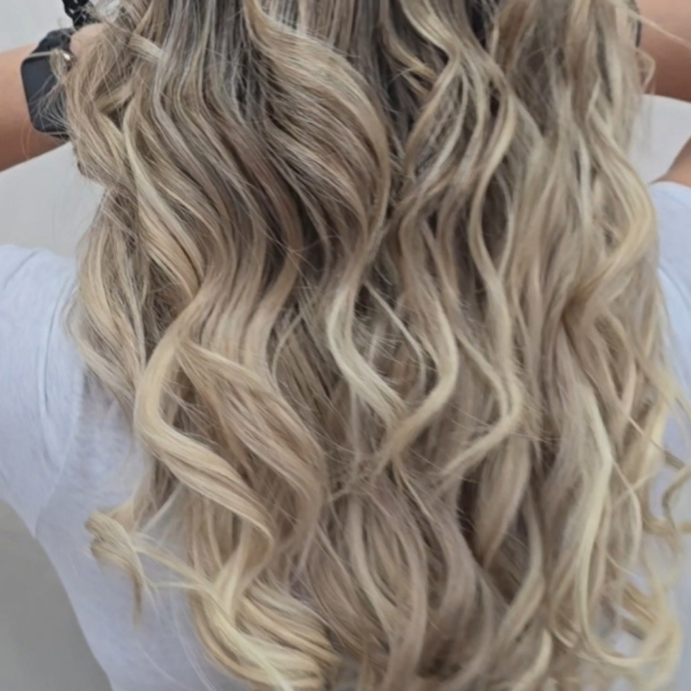 Hair Extensions Application at Searabella Hair in West Palm Beach, FL
