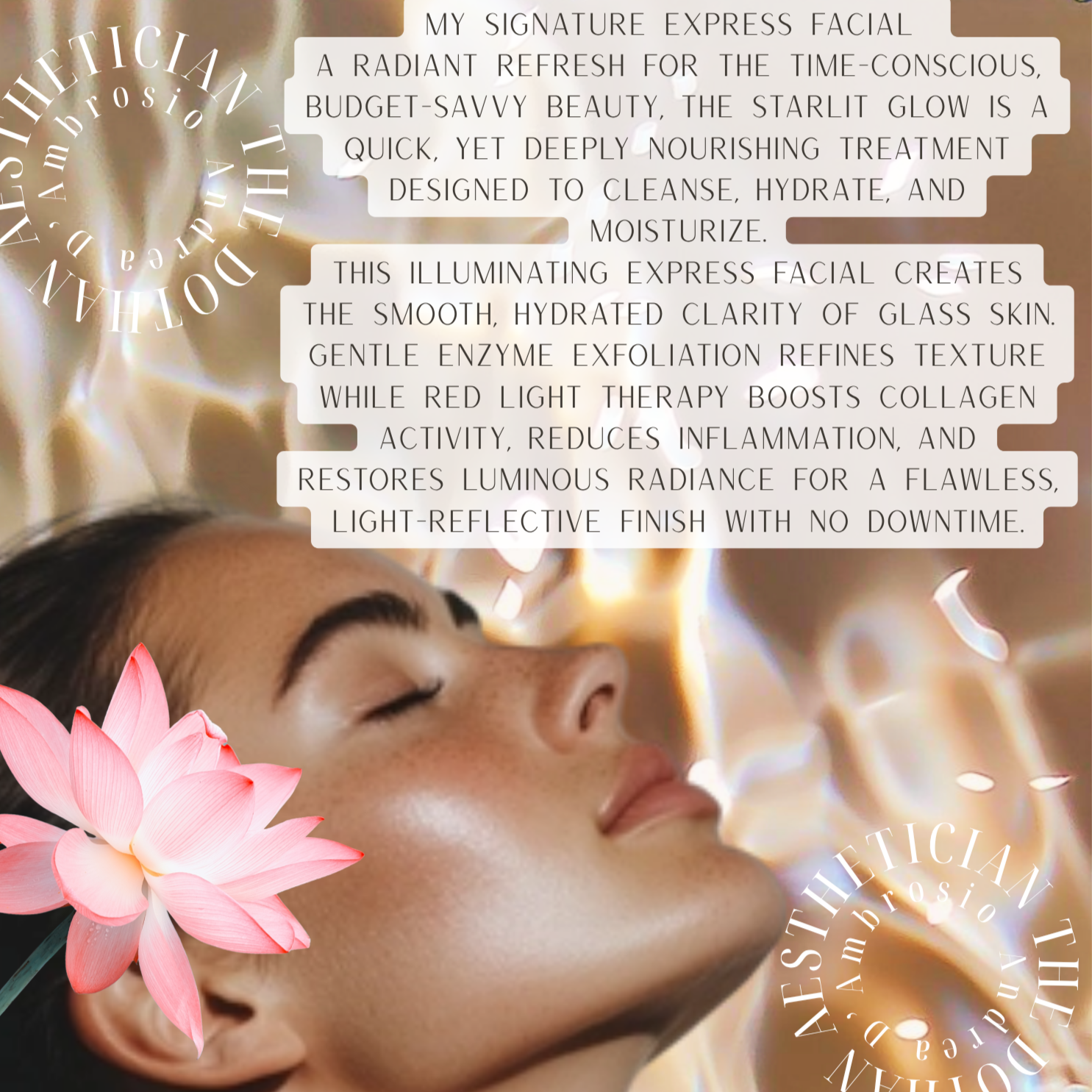 STARLIT GLOW at Andrea D'Ambrosio, The Dothan Aesthetician, LUNA LAB Spa + Wellness in Dothan, AL