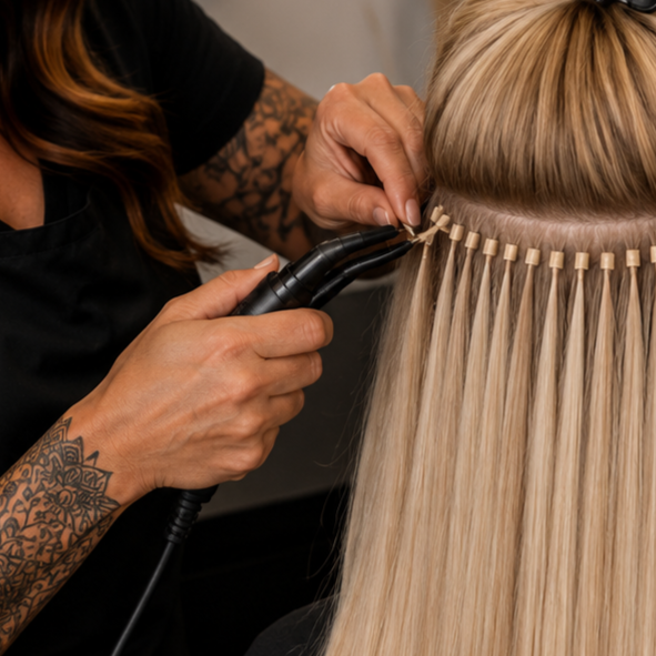Cocktail Method Extensions at Milk and Honey Hair Collective in Auburn, CA