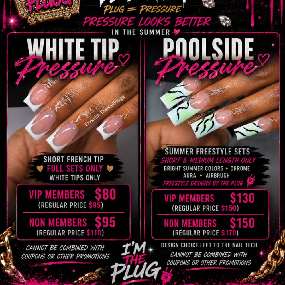 Poolside Pressure ☀️🌊💎 at The Nail Plugg in Laurel, MS