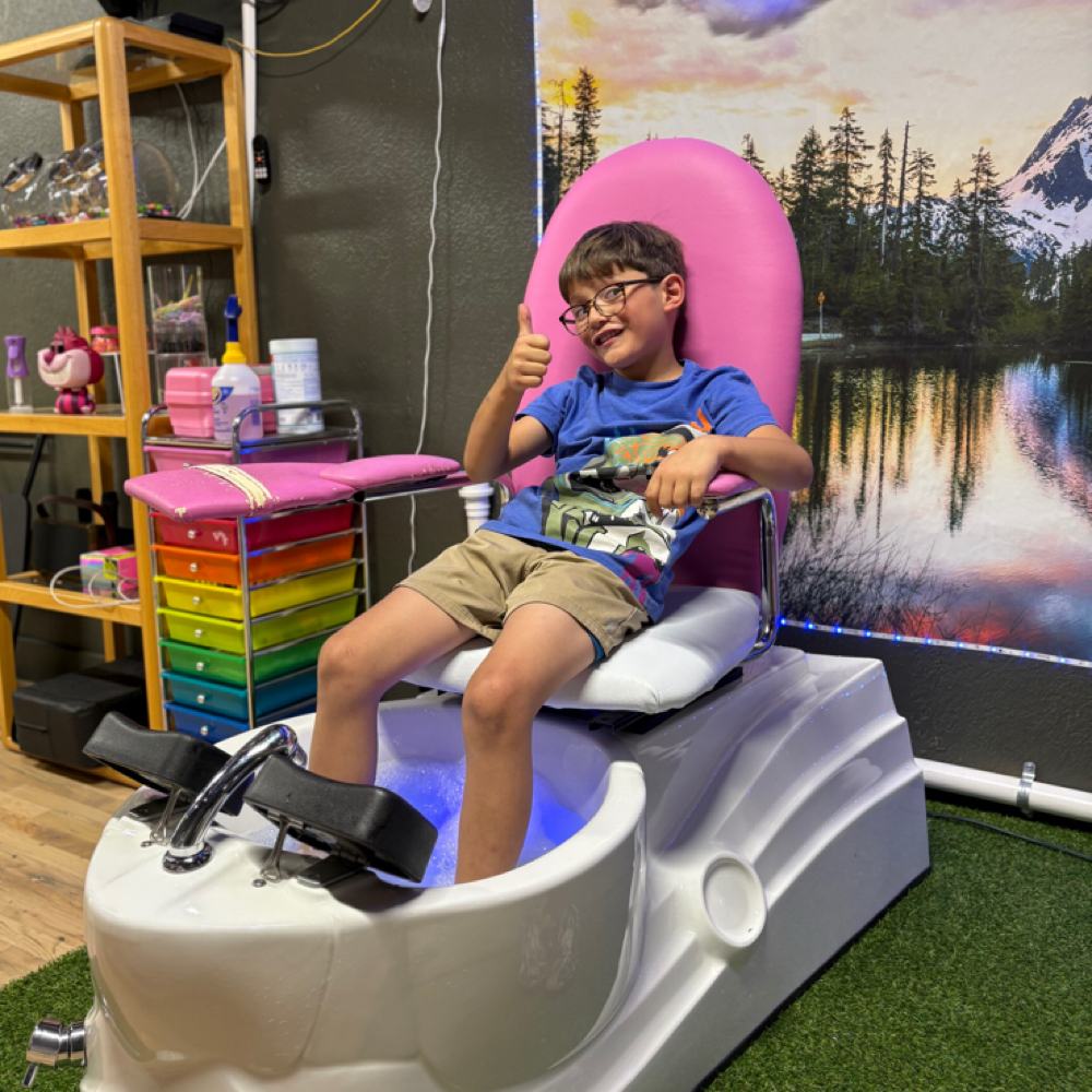 Kids Pedicure Service at Colorado Kids Salon & Spa in Longmont, CO