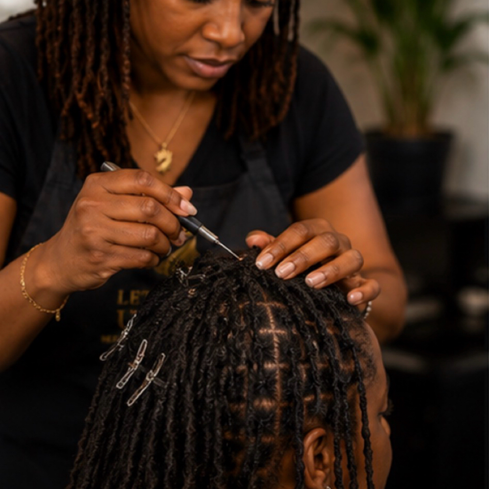 Traditional Starter Locs at Let’s Keep U Kute in Missouri City, TX