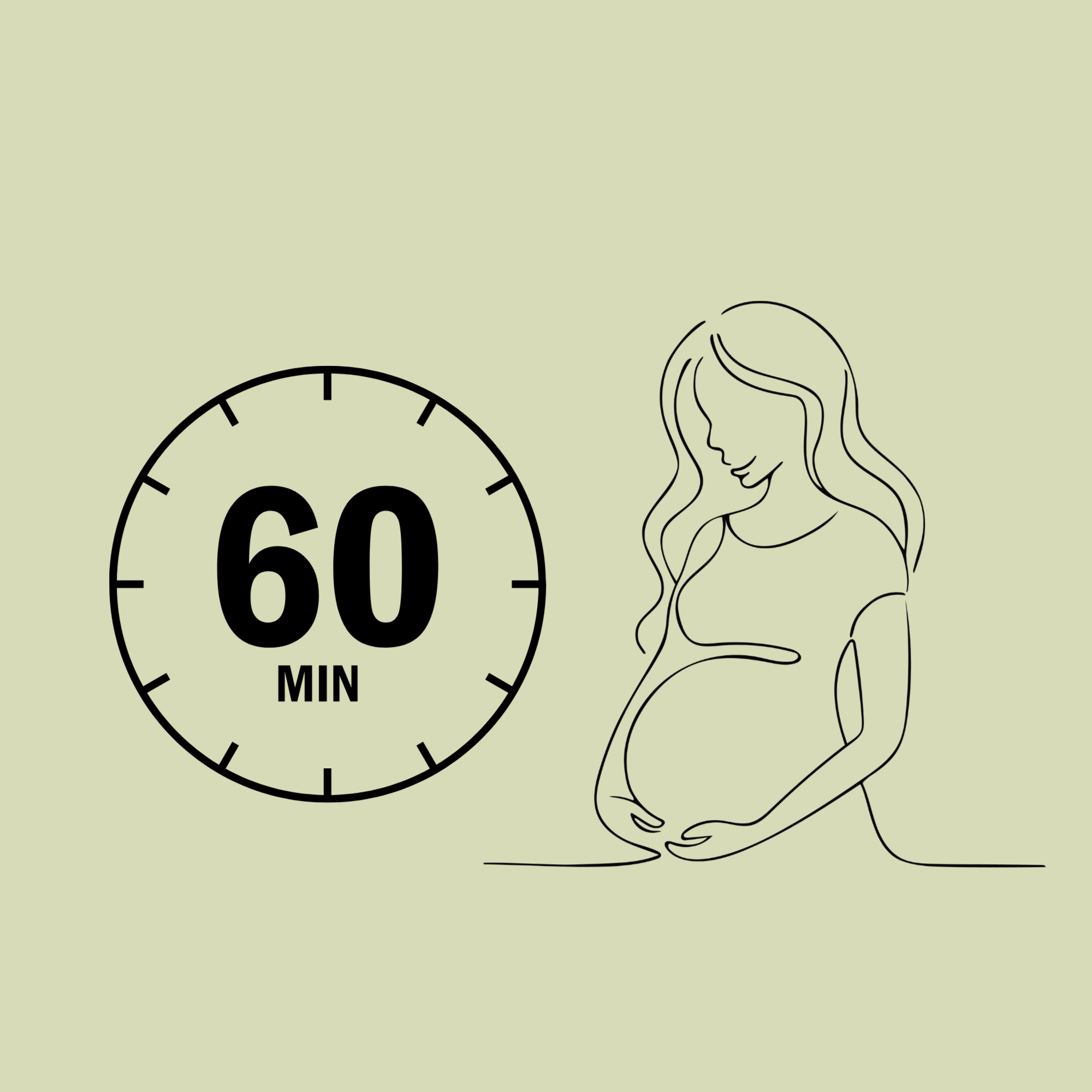 60 Minute Prenatal Massage at Peace By Palms in Valparaiso, IN