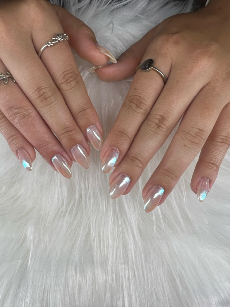 Structured Hard Gel manicure at Kristyle Salon in Ft myers, FL