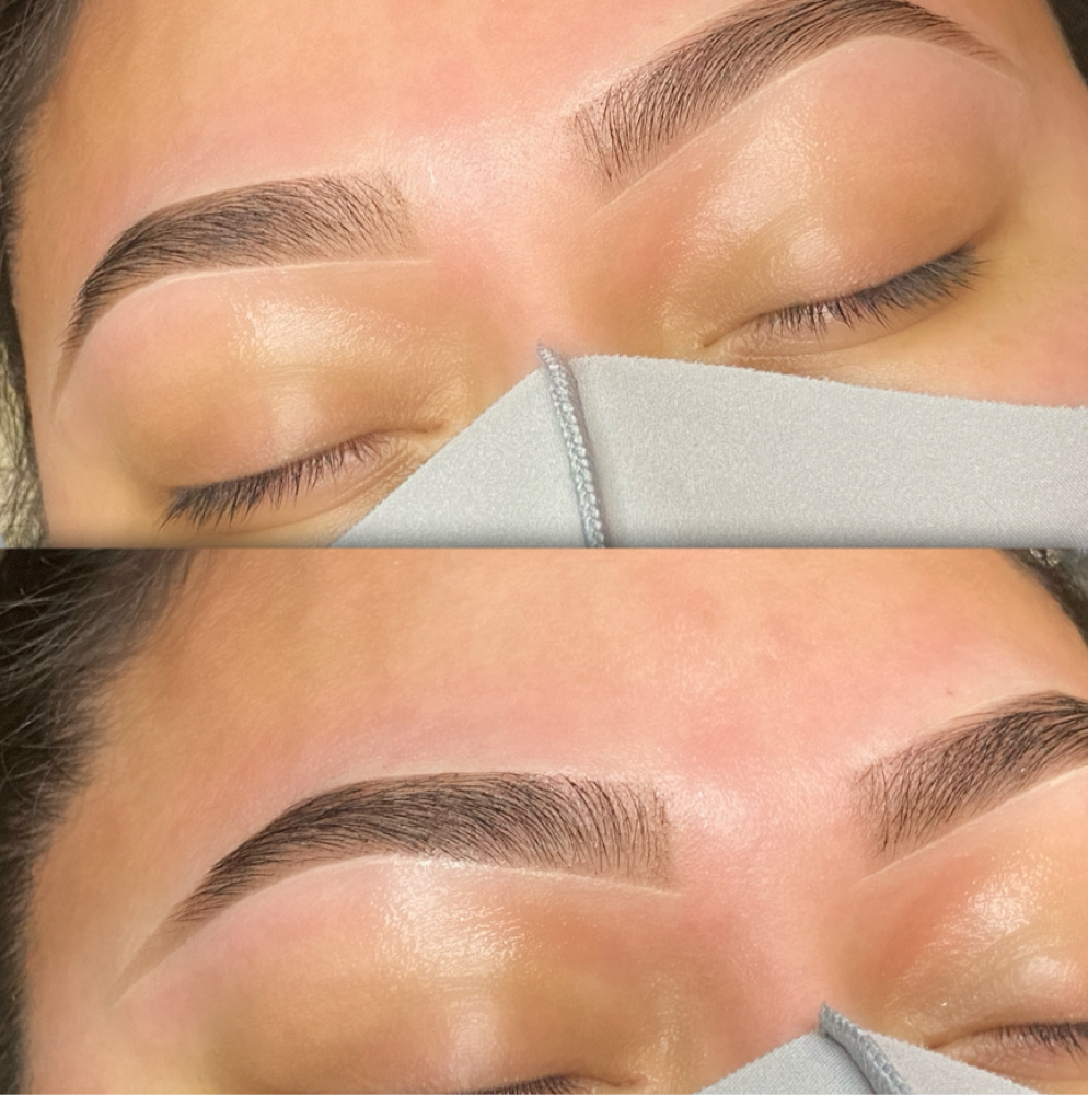 Hybrid Brow Tint + Precision Shapin at Waxed Culture in Olmos Park, TX