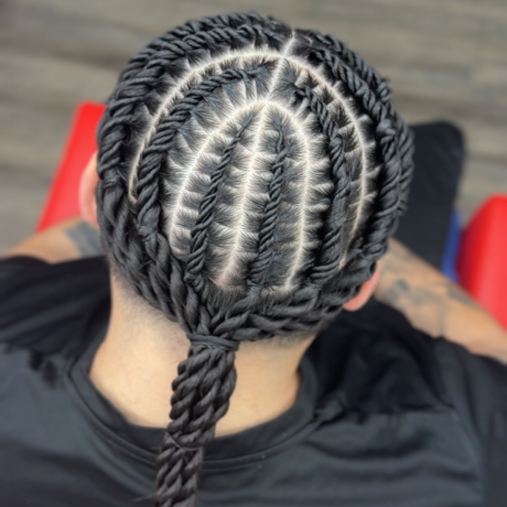 8-10 Flat Twist (No Locs) at Touched by Diana in Hawthorne, CA