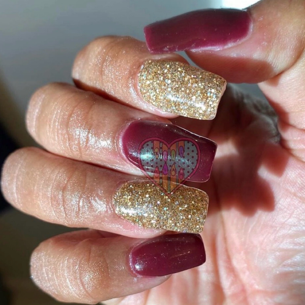 Dip Powder Mani at Nail Glam in Antelope, CA