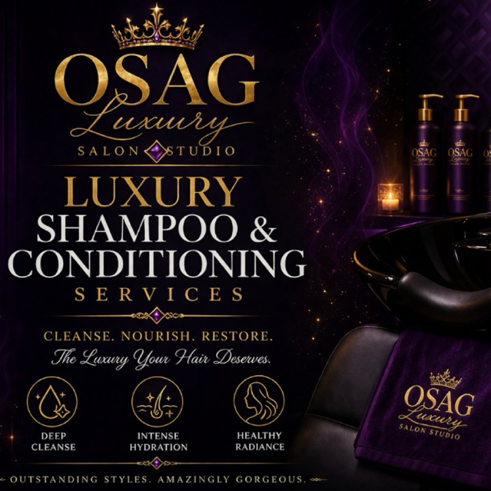 OSAG Luxe Removal | Shampoo Service at O.S.A.G Luxury Salon Studio in Montgomery, TX