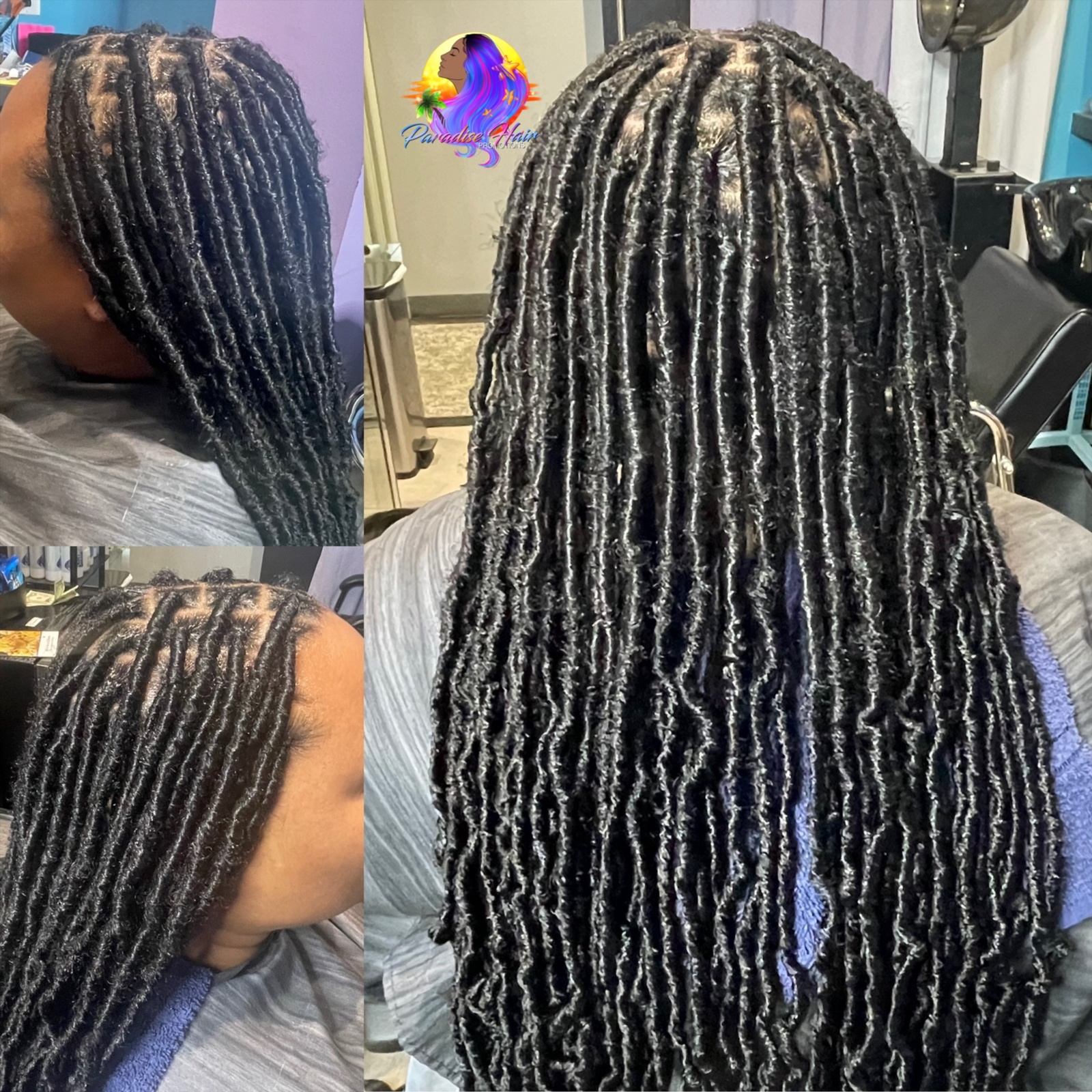 Women's Distressed Locs (Soft Locs) at Paradise Hair Promotions in Bedford Heights, OH