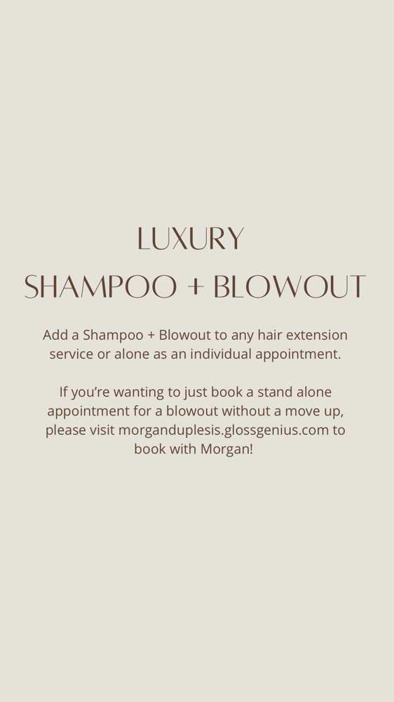 SHAMPOO / BLOWOUT